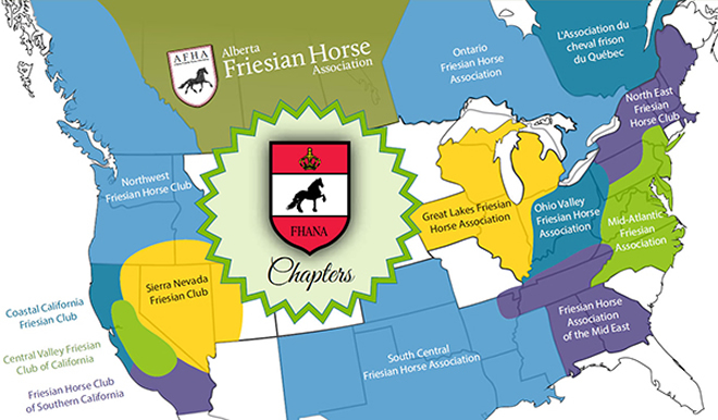 FHANA Chapter Map